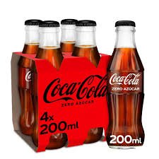 Coca-Cola Zero 4x200ml