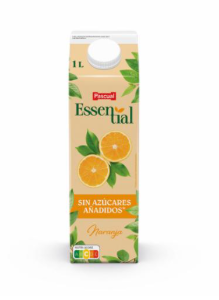 zumo naranja pascual sin azucares Zumo Naranja sin azúcares añadidos Pascual Essential 1L