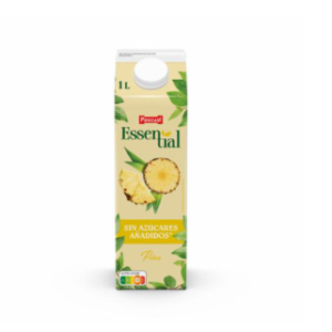 Piña sin azúcares añadidos Pascual Essential 1l Zumo Piña sin azúcares añadidos Pascual Essential 1L