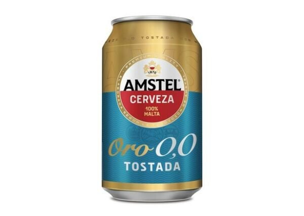 Cerveza 0,0% AMSTEL oro lata 33cl