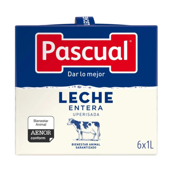 PASCUAL Leche entera de vaca 1 l.