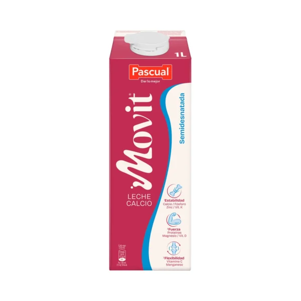 PASCUAL Movit Leche semidesnatada 1L