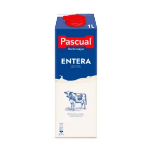 leche entera pascual 6 1L PASCUAL Leche entera de vaca 1 l.